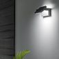 Preview: Ideal Lux SWIPE LED Wandleuchte 20,5W Anthrazit IP54 warmweiss 287683