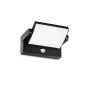 Preview: Ideal Lux SWIPE LED Wandleuchte 21W Schwarz IP54 warmweiss 287737