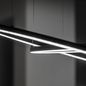 Preview: Ideal Lux ORACLE SLIM LED Pendelleuchte 89W ⌀1500mm Schwarz neutralweiss 304472