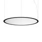 Preview: Ideal Lux ORBIT LED Pendelleuchte 61W ⌀930mm Schwarz warmweiss 314037