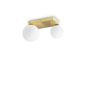 Preview: Ideal Lux PENTA G9 Deckenleuchte 2x dimmbar Gold warmweiss 314815