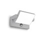 Preview: Ideal Lux SWIPE LED Wandleuchte 21W Grau IP54 warmweiss 326870