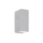 Preview: Ideal Lux UP Wandleuchte G9 2-fach dimmbar Grau IP44 326993