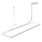 Preview: ISOLED LED Office Hängeleuchte Up+Down, 20+20W, 30x120cm, weiß, UGR<19, 3000K, dimmbar