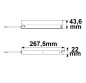 Preview: ISOLED Track48 Inline-Trafo schwarz, 150W, 48V DC