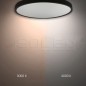 Preview: ISOLED LED Hängeleuchte DN800 schwarz, UGR<19 2H, 60W-70W, ColorSwitch 2700-3000-4000K, dimmbar