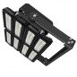 Preview: ISOLED LED Flutlicht 900W, 130x25° asymmetrisch, variabel, DALI dimmbar, warmweiß, IP66 (ext. Trafo)