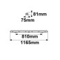 Preview: ISOLED LED Feuchtwannenleuchte SL 120cm, IP66, PowerSwitch 24-40W, 140lm/W, 4000K