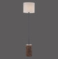Preview: JUST LIGHT BARK Stehleuchte E27 max.40W Braun/Cremeweiß 11234-79