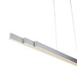 Preview: JUST LIGHT LUZI LED Pendelleuchte Warmweiss 13W 3-fach Silber/Weiß 100-180cm 11660-95