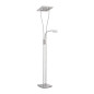 Preview: JUST LIGHT HELIA LED Stehleuchte Warmweiss 16,8W Silber/Weiß 187-197,5cm 11776-55