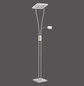 Preview: JUST LIGHT HELIA LED Stehleuchte Warmweiss 16,8W Silber/Weiß 187-197,5cm 11776-55