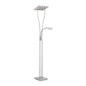 Preview: JUST LIGHT HELIA LED Stehleuchte Warmweiss 16,8W Silber/Weiß 187-197,5cm 11776-55