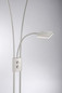 Preview: JUST LIGHT HELIA LED Stehleuchte Warmweiss 16,8W Silber/Weiß 187-197,5cm 11776-55