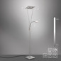 Preview: JUST LIGHT HELIA LED Stehleuchte Warmweiss 16,8W Silber/Weiß 187-197,5cm 11776-55