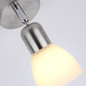 Preview: JUST LIGHT KARO Wand- und Deckenleuchte E14 max.40W Silber/Weiß 10-18cm 11951-55