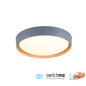 Preview: JUST LIGHT EMILIA LED Deckenleuchte Warmweiss 29W Grau/Weiß 14347-15