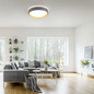 Preview: JUST LIGHT EMILIA LED Deckenleuchte Warmweiss 29W Grau/Weiß 14347-15