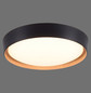 Preview: JUST LIGHT EMILIA LED Deckenleuchte Warmweiss 29W Schwarz/Weiß 14347-18