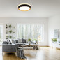 Preview: JUST LIGHT EMILIA LED Deckenleuchte Warmweiss 29W Schwarz/Weiß 14347-18