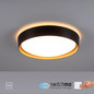 Preview: JUST LIGHT EMILIA LED Deckenleuchte Warmweiss 29W Schwarz/Weiß 14347-18