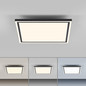 Preview: JUST LIGHT EDGING-SMART LED Deckenleuchte Steuerbare Lichtfarbe 45W Schwarz/Weiß 14451-18