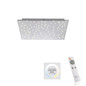 Preview: JUST LIGHT SPARKLE LED Deckenleuchte Steuerbare Lichtfarbe 18W Silber 14671-55