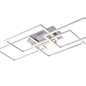 Preview: JUST LIGHT IVEN LED Deckenleuchte Warmweiss 9,5W 4-fach Silber/Weiß 14791-55