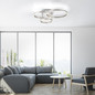 Preview: JUST LIGHT LILLUTI LED Deckenleuchte Warmweiss 26W 2-fach Silber/Weiß 15157-55