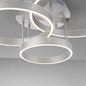 Preview: JUST LIGHT LILLUTI LED Deckenleuchte Warmweiss 26W 2-fach Silber/Weiß 15157-55