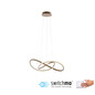 Preview: JUST LIGHT MARIA LED Pendelleuchte Warmweiss 25W Gold/Weiß 15402-60