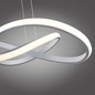 Preview: JUST LIGHT MARIA LED Pendelleuchte Warmweiss 25W Silber/Weiß 15402-95