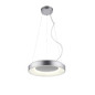 Preview: JUST LIGHT KETO ANIKA LED Pendelleuchte Steuerbare Lichtfarbe 26,5W Silber/Weiß 60-120cm 17075-21