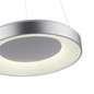 Preview: JUST LIGHT KETO ANIKA LED Pendelleuchte Steuerbare Lichtfarbe 26,5W Silber/Weiß 60-120cm 17075-21