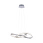 Preview: JUST LIGHT LOLAsmart-MELINDA LED Pendelleuchte Steuerbare Lichtfarbe 28W Silber/Weiß 18432-55