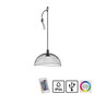 Preview: JUST LIGHT DAVID LED Pendelleuchte Warmweiss 1,5W Schwarz 29-150cm IP44 19922-18