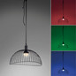 Preview: JUST LIGHT DAVID LED Pendelleuchte Warmweiss 1,5W Schwarz 29-150cm IP44 19922-18