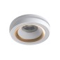 Preview: Kanlux Einbau-Downlight, Einbauleuchte ELICEO Gx5,3/GU10 Weiß/Gold 35287