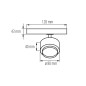 Preview: Kanlux LED-Strahler/ 3 Phasen Stromschiene BTLW LED Weiß 35664