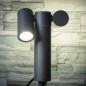 Preview: Kanlux Außenleuchte, Outdoorlampe USTI SP GU10 Anthrazit 2x IP54 36560