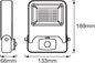 Preview: Ledvance LED Strahler Endura Flood Sensor Warm Weiss 20W 3000K 4058075239500