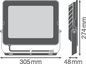 Preview: LEDVANCE FLOODLIGHT COMPACT Fluter 135W 830 SYM 100 schwarz 12150lm 3000K warmweiss IP65 4058075575103