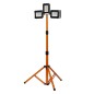 Preview: LEDVANCE Worklight TRIPOD LED Baustrahler 3-fach mit Stativ 40W neutralweiss IP54 orange 4058075576575