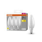 Preview: 3er Pack OSRAM LED Lampe BASE CLASSIC B 5.5W 827 Frosted E14 Warmweiss 4058075592551