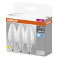 Preview: 3er Pack OSRAM LED Lampe BASE CLASSIC B 5.5W 840 Frosted E14 Neutralweiss 4058075592575