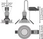 Preview: LEDVANCE KIT LED GU10 8.3W CRI90 3000K Spot, Strahler 575lm 3000K warmweiss dimmbar 4058075607415