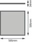 Preview: LEDVANCE PANEL 4IN1 600 32W 3000K 3600lm 3000K warmweiss 4058075699540