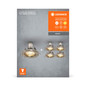 Preview: LEDVANCE LED Spot SPOT SET RECESS GU10 5x2.6W GU10 Brushed Nickel Warmweiss 4058075711051