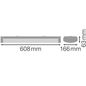 Preview: LEDVANCE LINEAR SURFACE lineare Deckenleuchte IP44 EMERGENCY 600 18W 830 weiss 4058075733275