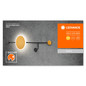 Preview: LEDVANCE LED Wandleuchte Decor Perchero Gray Warmweiss 4058075756847